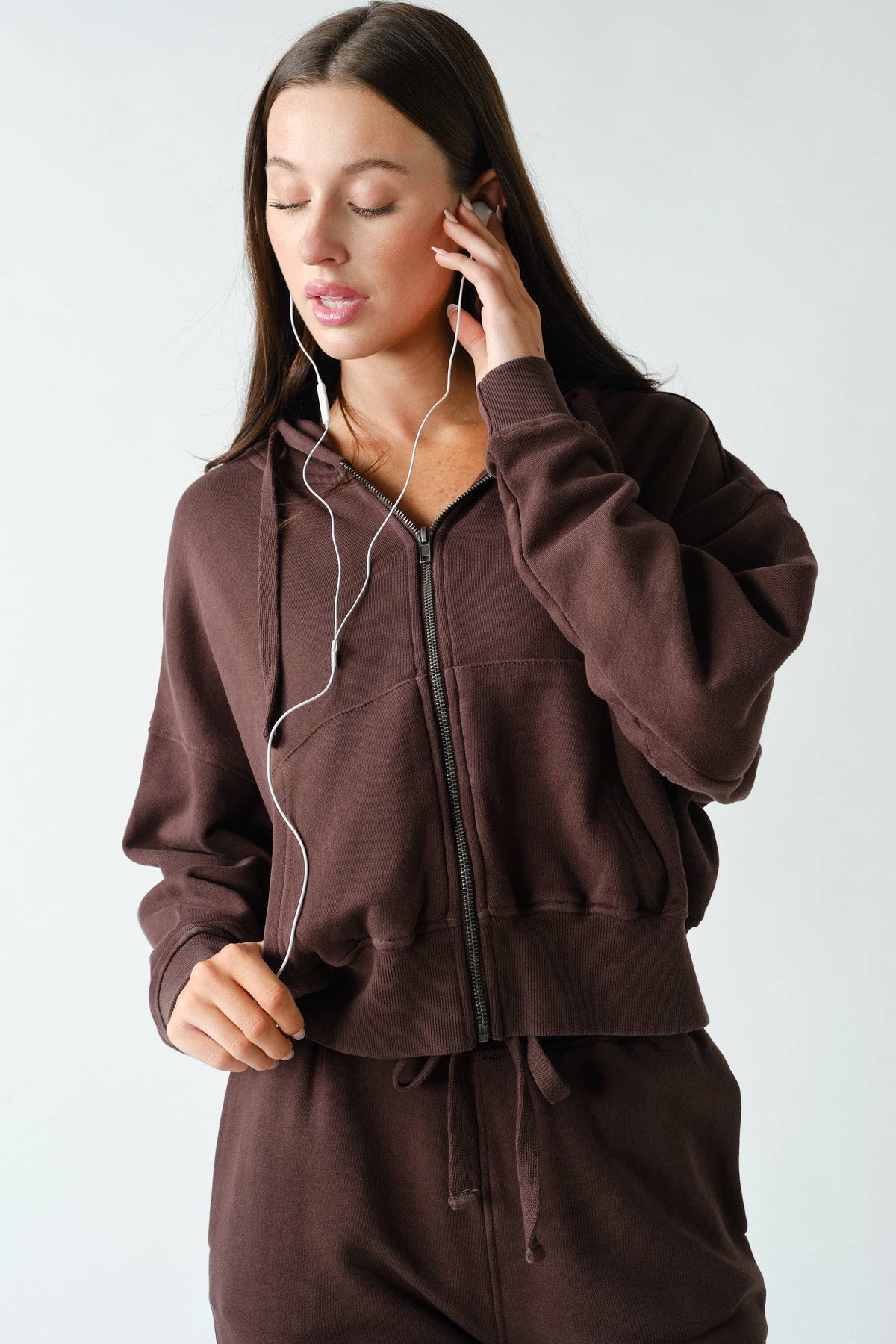 Mineral Wash Hoodie Jacket