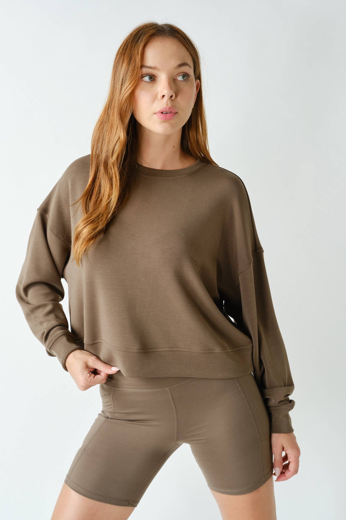 Dropped Shoulder Sweatshirt