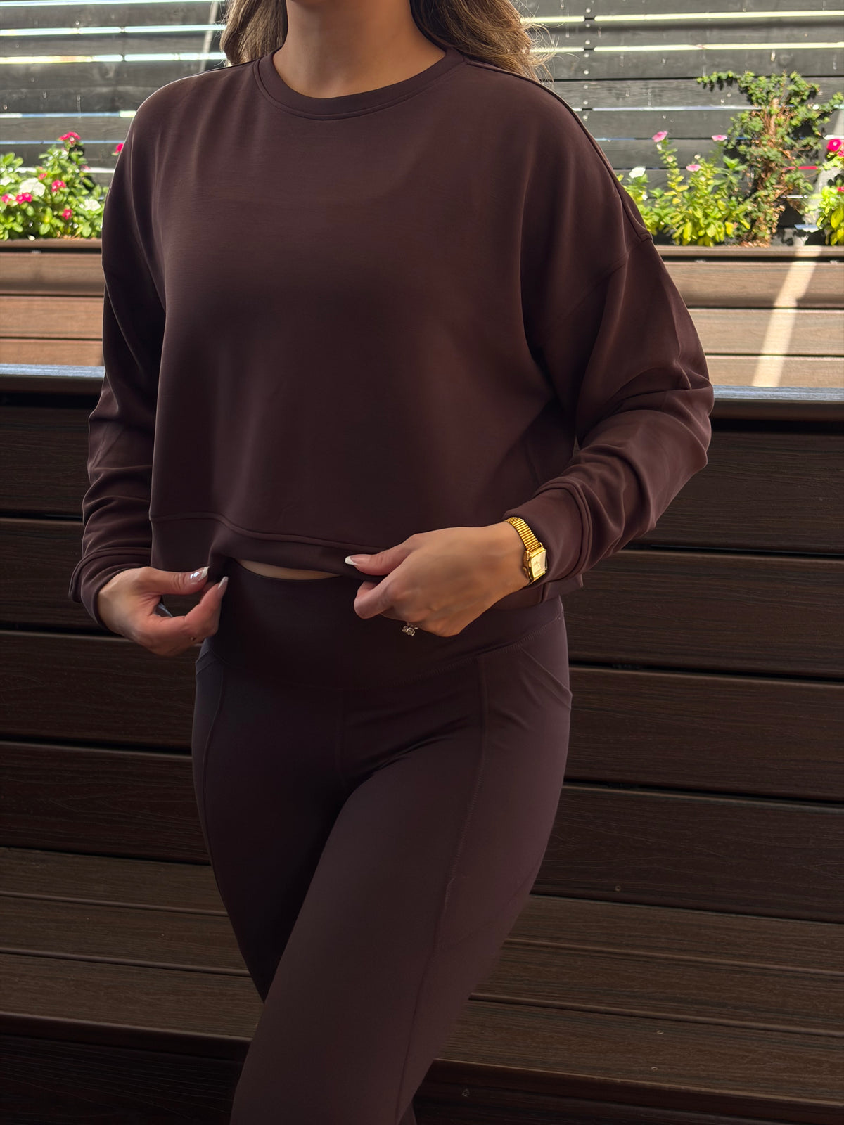 Dropped Shoulder Sweatshirt