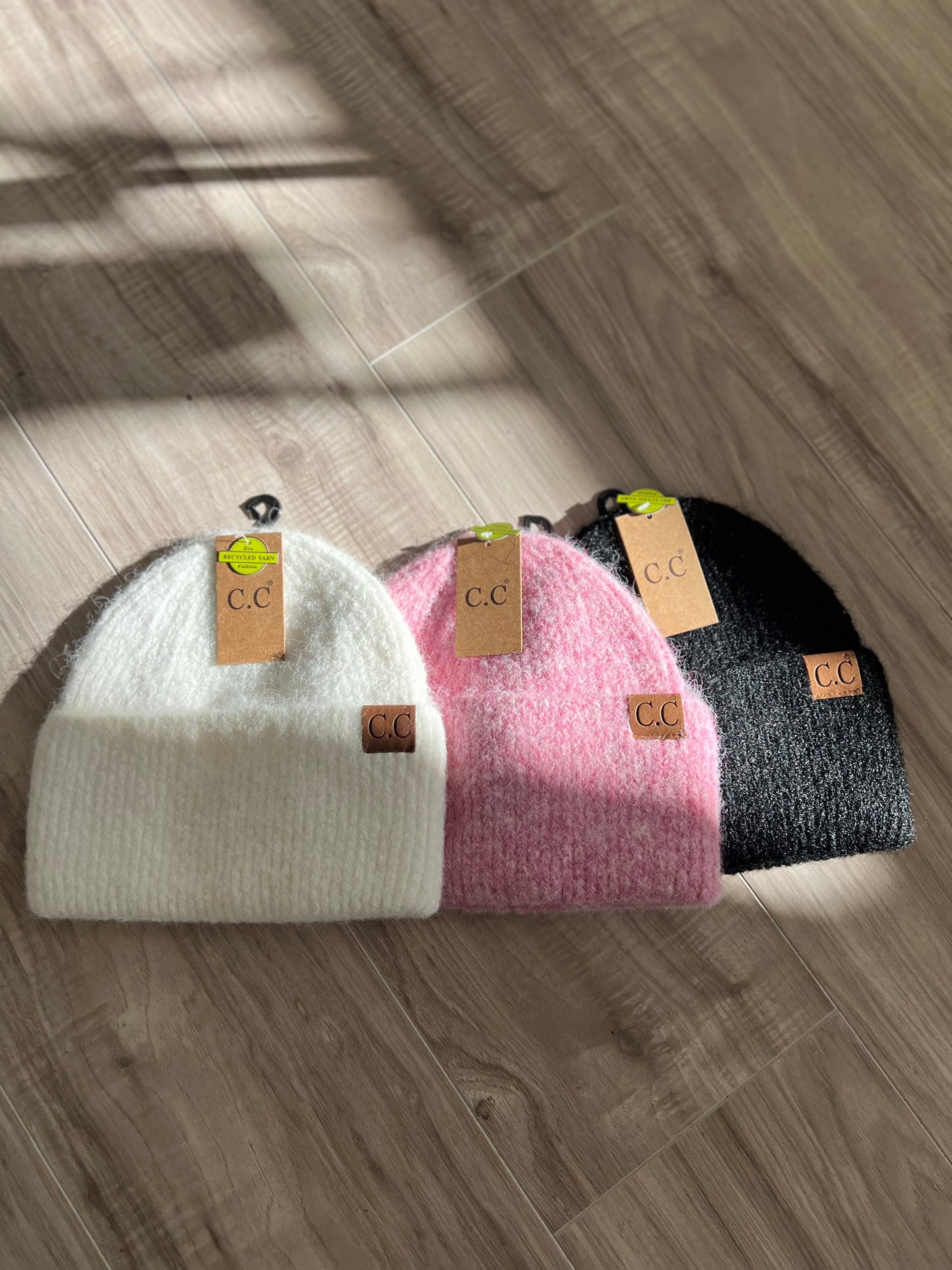 CC Mohair Feel Wide Cuff Beanie