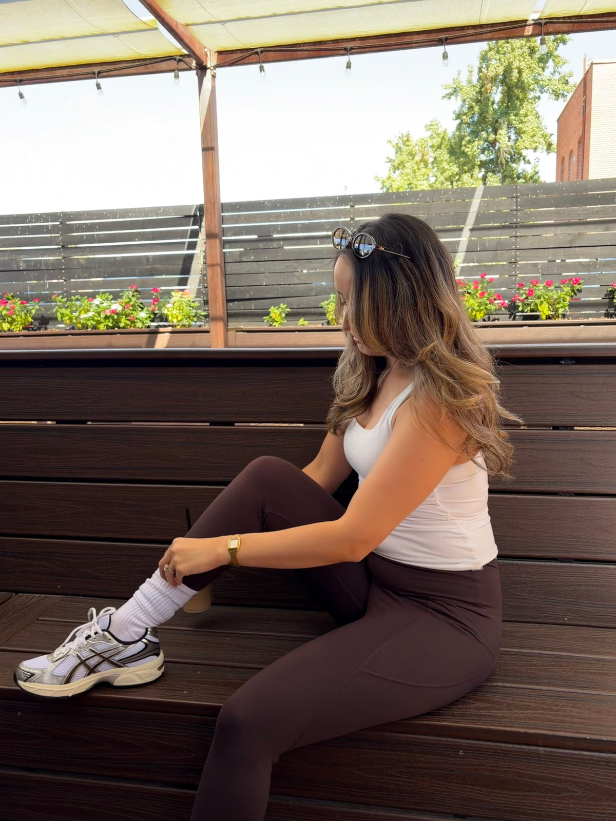 Coffee Bean High-Waisted Leggings