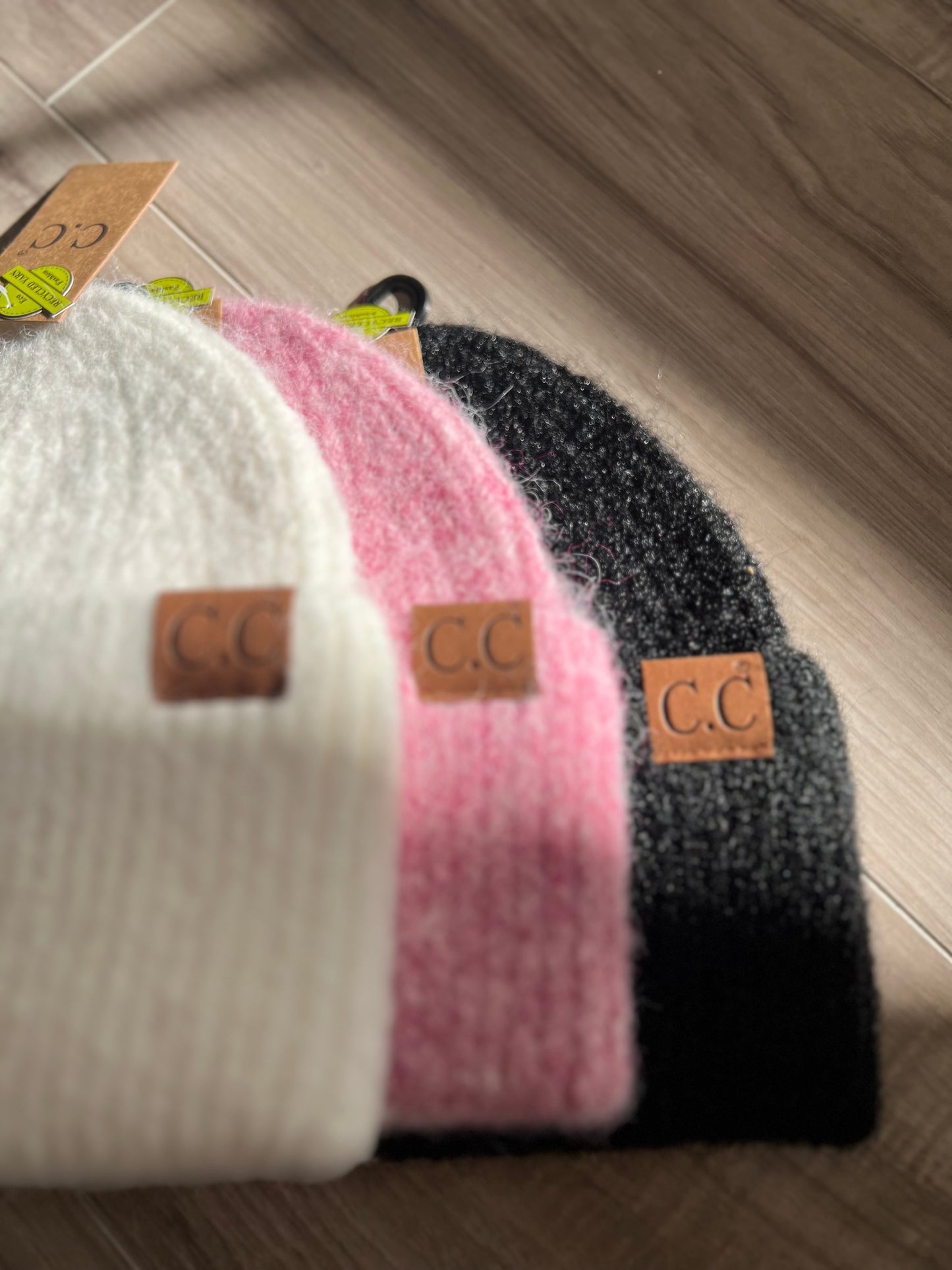 CC Mohair Feel Wide Cuff Beanie