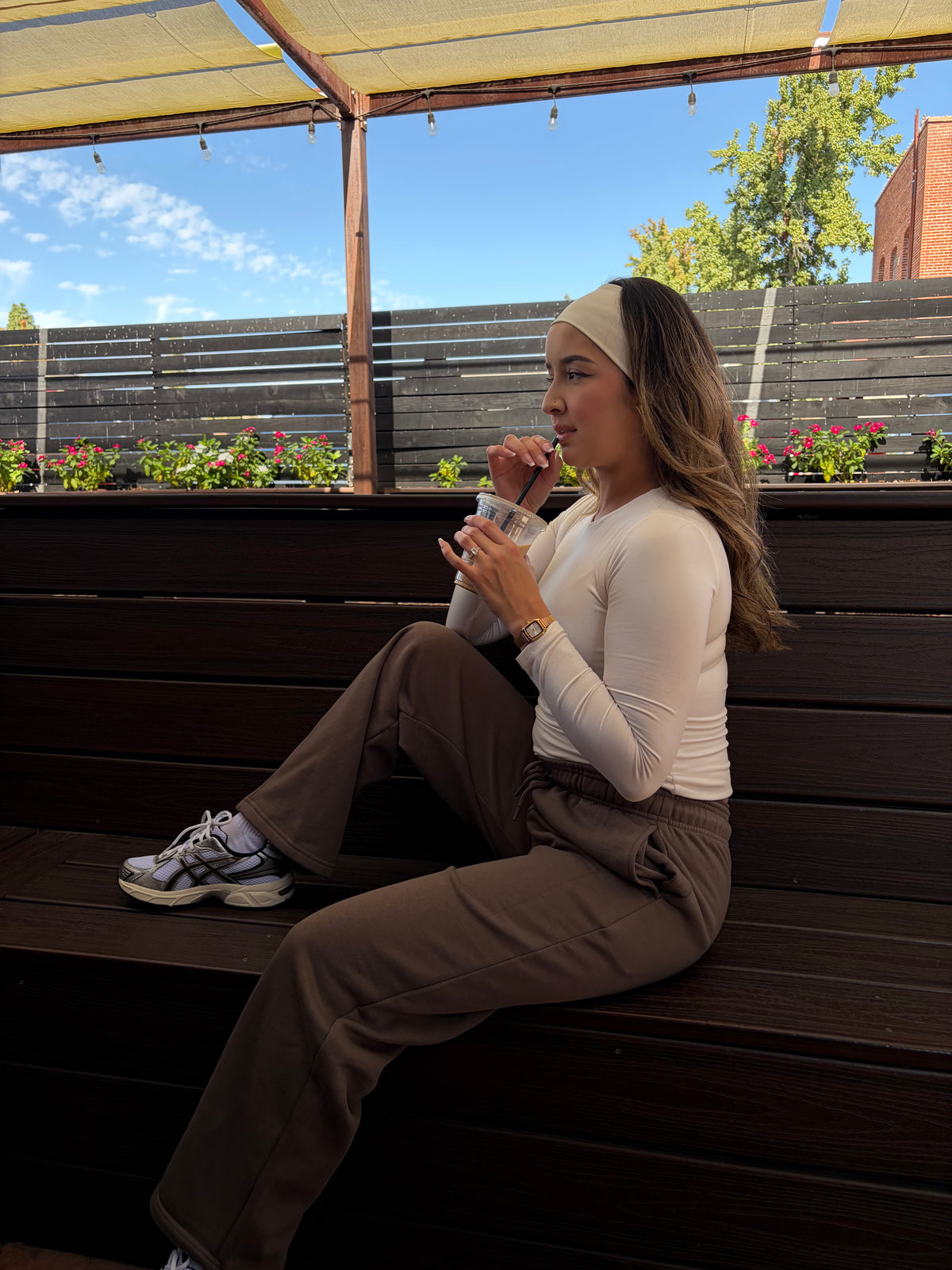 Truffle Cotton Fleece Relaxed Fit Sweatpant