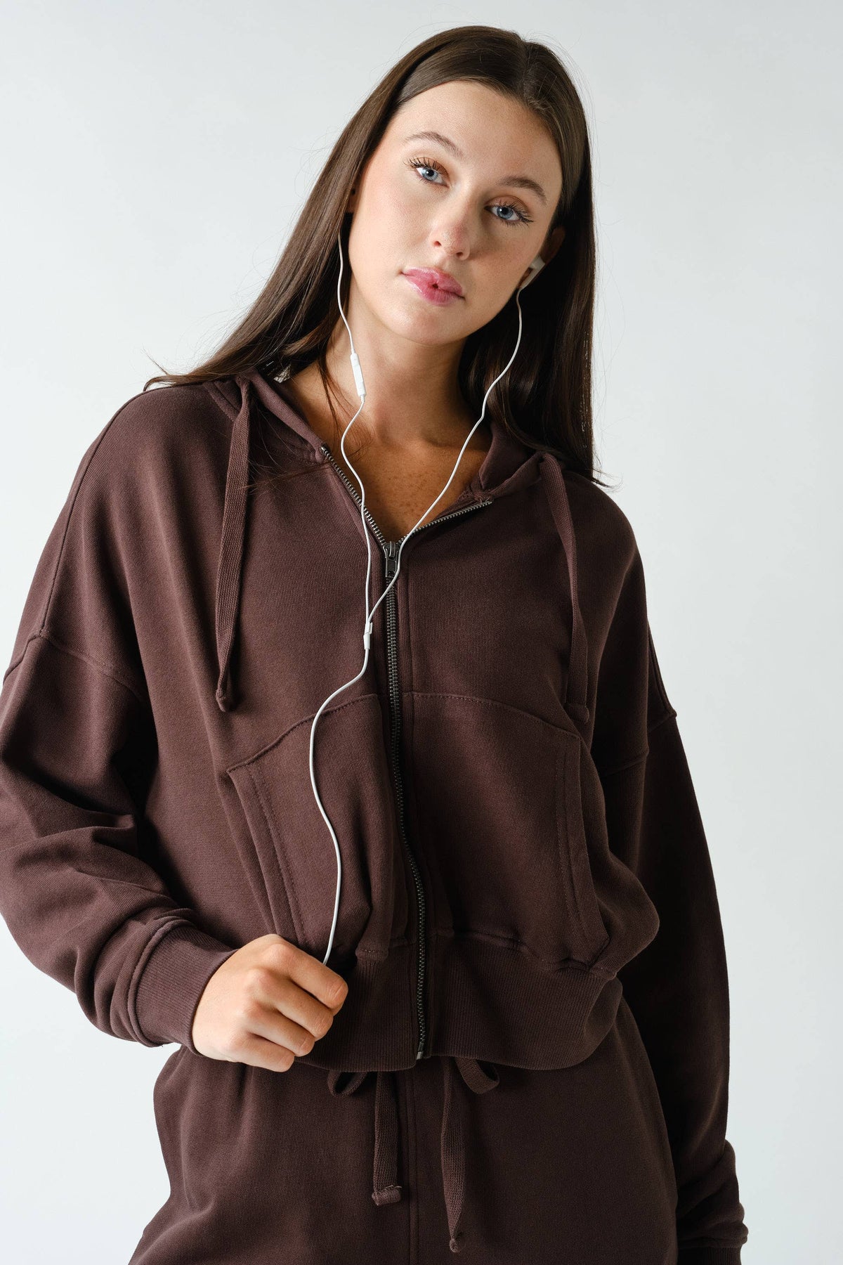 Mineral Wash Hoodie Jacket